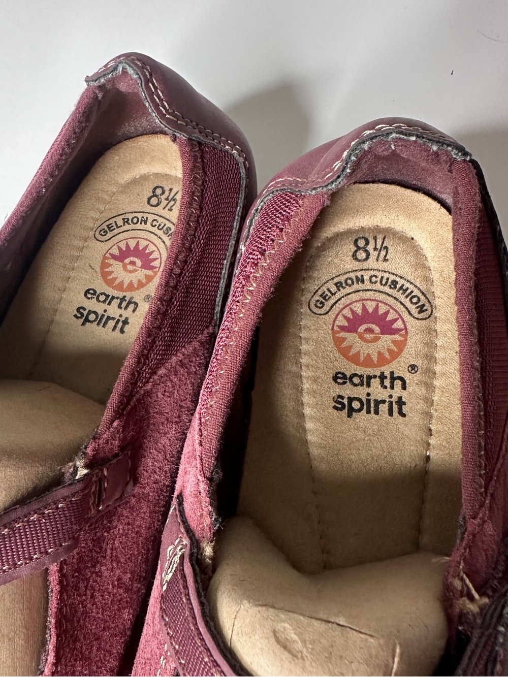 Earth Spirit Mary Janes Gelron leather slip ons 8.5 - Picture 4 of 7
